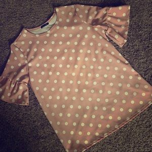 Sweet Claire Ruffle Sleeve Blouse